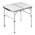 A Small Folding Aluminum Table.