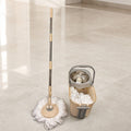Smart Spin Mop And Bucket on a tiled floor