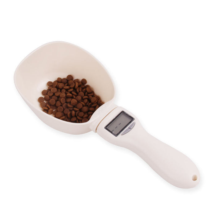 smart weighing pet food shovel