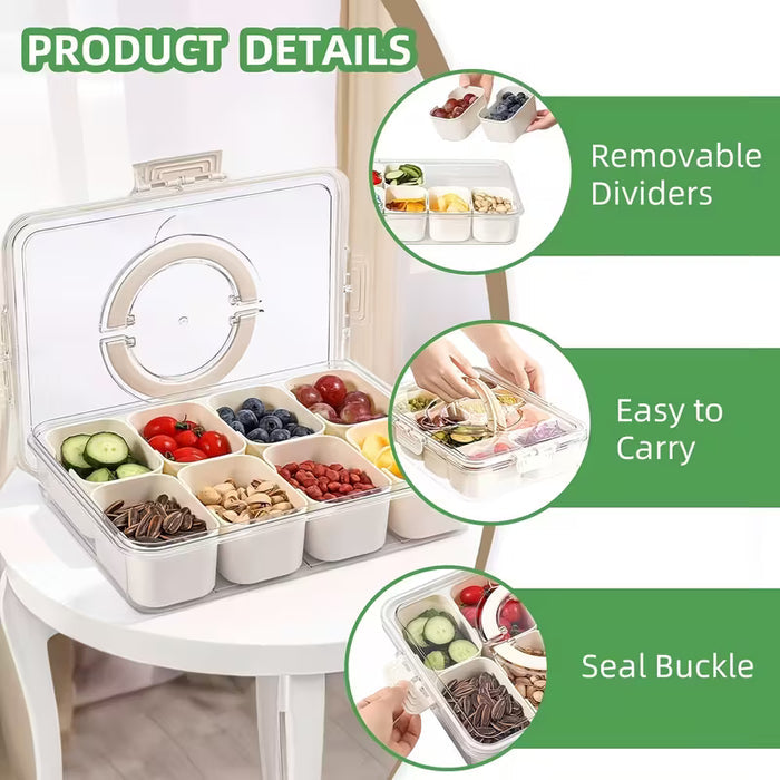 Product Details Of Spice Grid Divided Serving Tray.
