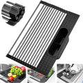 Sink Dish Drainer and above 3 pictures shows the usage of Sink Dish Drainer