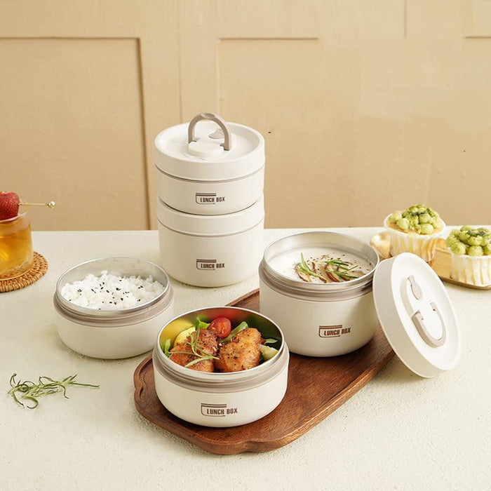 Stainless Steel Thermal Vacuum Insulated Lunch Box Set