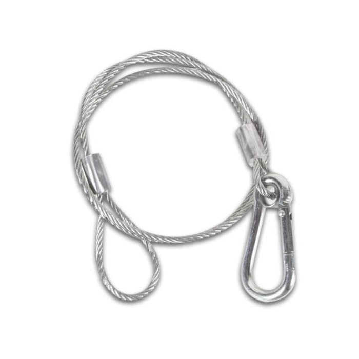 Steel safety cable with PVC-covered sheath for protection of bicycles