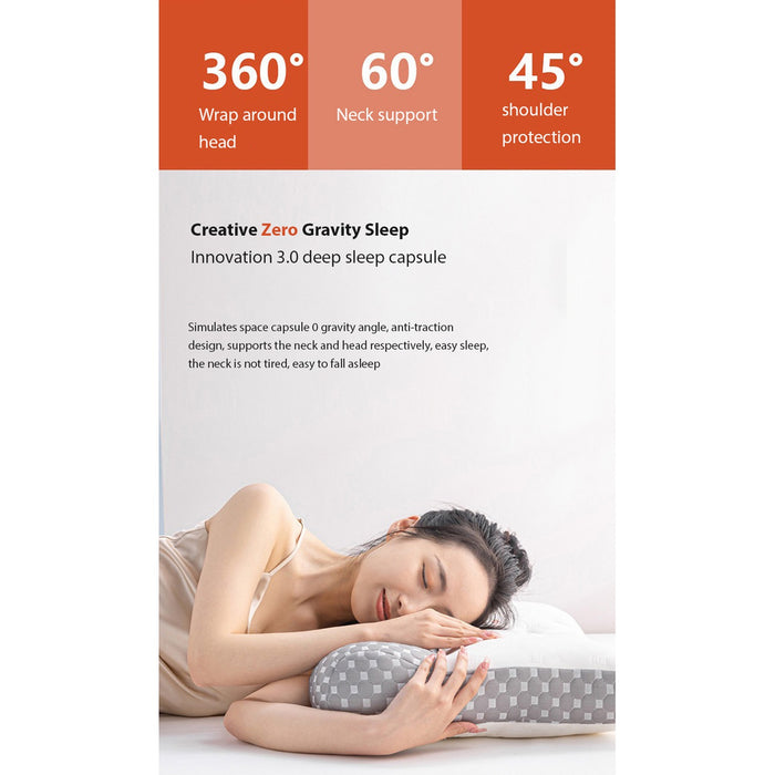 Super Ergonomic Orthopedic Neck Comfort Pillow, Protects Cervical Spine and Relieves Neck, Shoulder Pain
