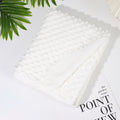 White Super Soft Newborn Baby Swaddle Blanket.