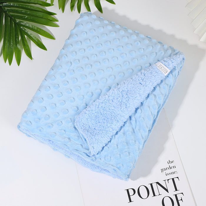 Blue Super Soft Newborn Baby Swaddle Blanket.
