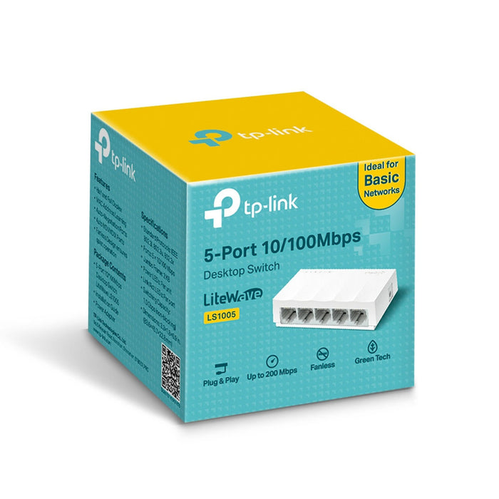 Switch LS1005 5 port TP-Link 10/100 Mbps switch