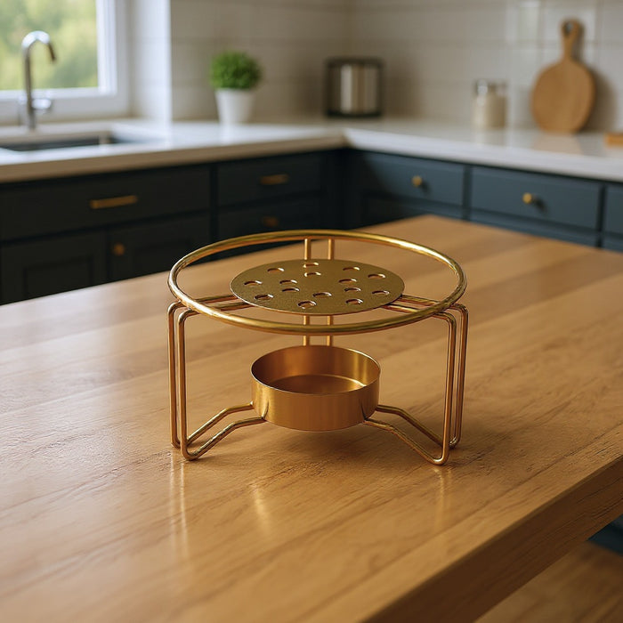 A Teapot Warmer is Kept on a Table.