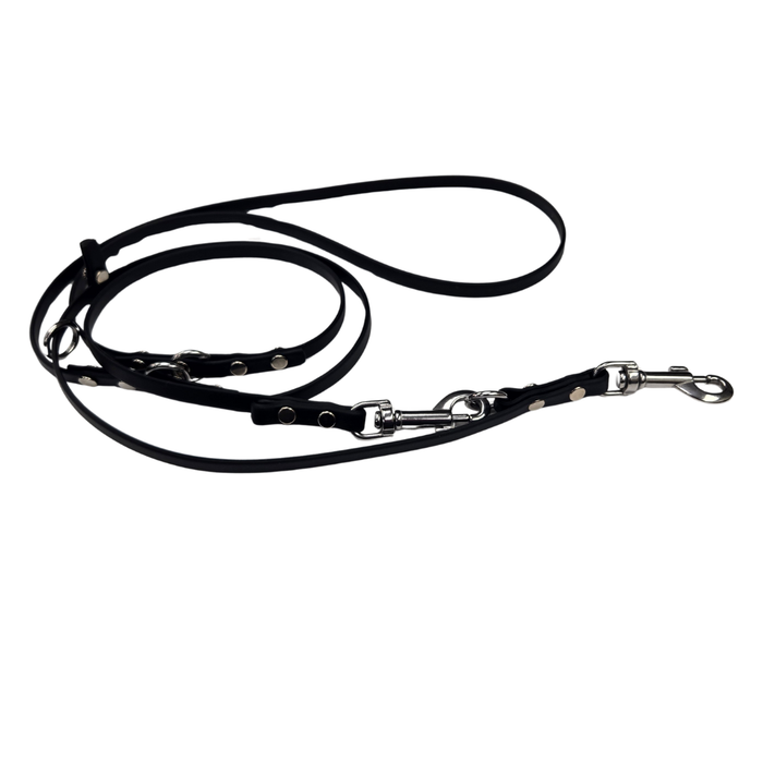 8-way 6ft / Skinny 3\8" wide (7 mm) / Black