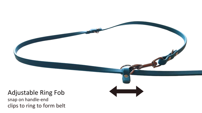 The Atlas Leash™ in vegan Brahma material