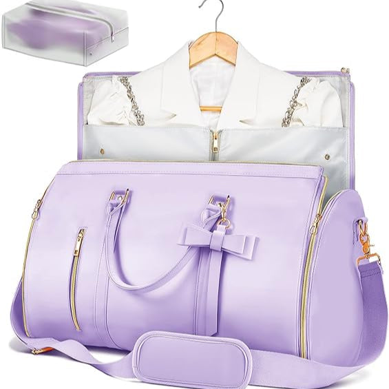 Travel Duffle Bag in Purple Color.