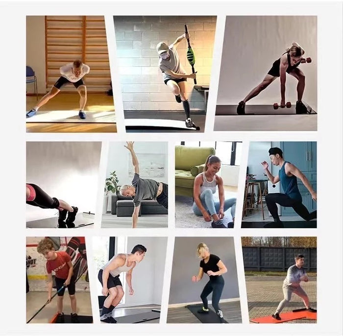 Unisex Exercise Sliding Mat with various use cases