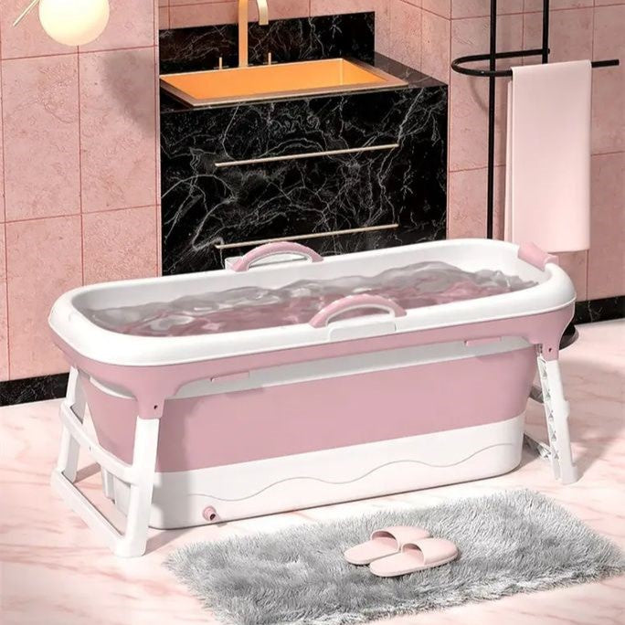 Unisex Portable Bathtub, Foldable SPA Bathtub for Home - Product Display