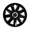 Universal hubcap 15" NRM Drift black press-on 1 piece