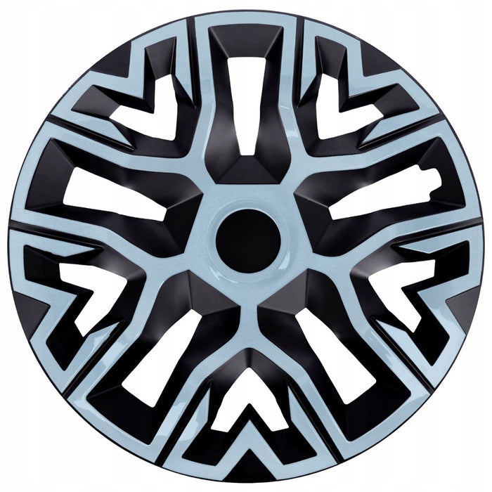Universal wheel covers 16'' NRM The Best Bicolor azure/black 4 pieces