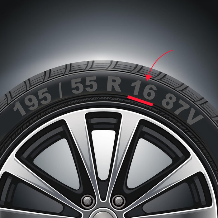 Universal wheel covers 16'' NRM The Best Bicolor azure/black 4 pieces
