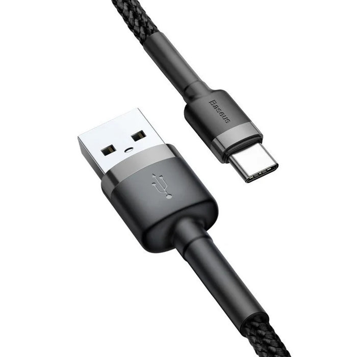 USB A plug - USB-C plug cable 1m CATKLF-BG1 black Baseus