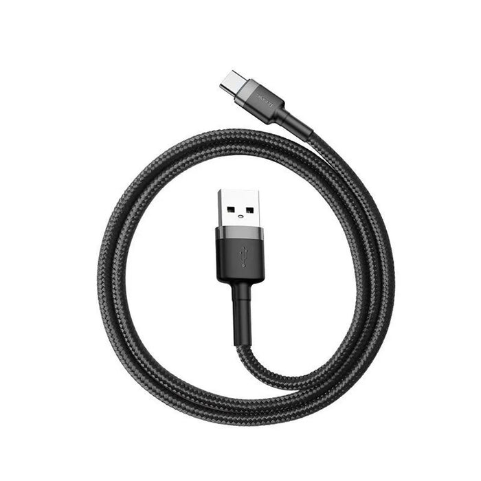USB A plug - USB-C plug cable 1m CATKLF-BG1 black Baseus