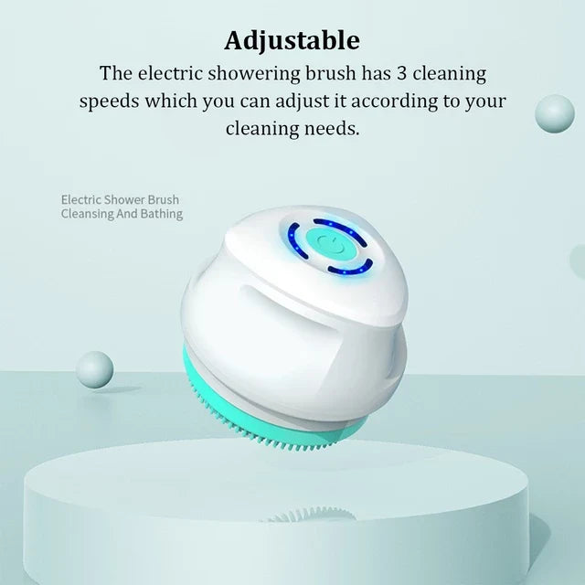 USB Charging Electric Waterproof Shower Body Bath Brush Set