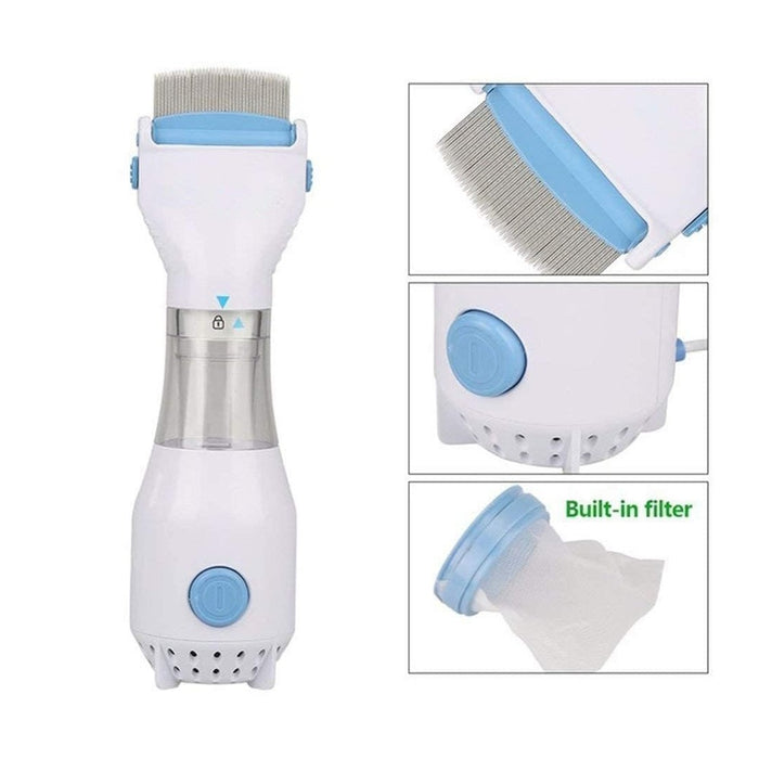 Parts Of V-COMB Electric Head Lice Remover.