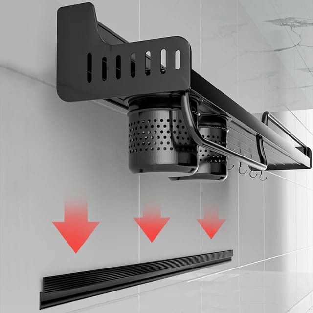 Parts Of Wall- Mounted Kitchen Storage Rack.