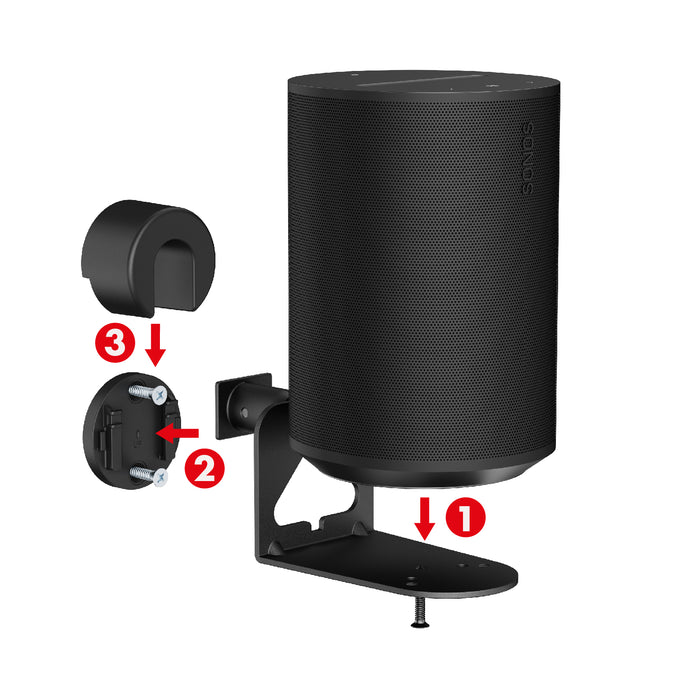 Wall mount for Sonos Maclean speaker, Sonos Era 100 & 300, MC-495 2 pieces