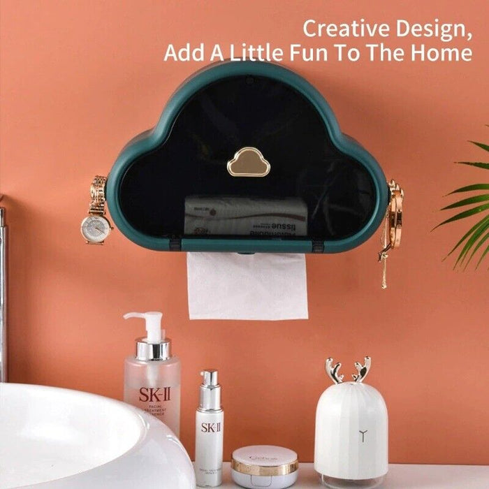 A Wall Mounted Creative Cloud Tissue Box