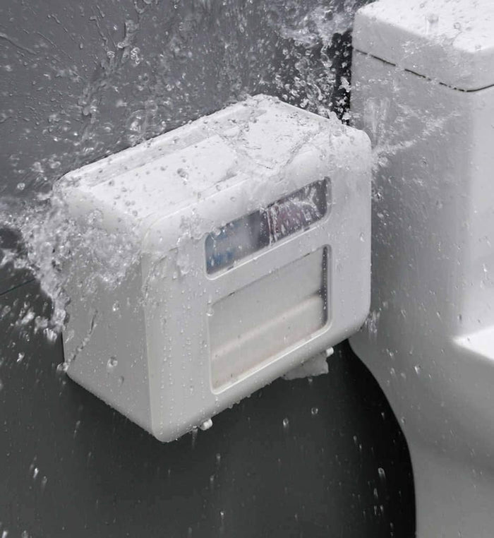 Wall Mounted Waterproof Double Layer Toilet Paper Dispenser