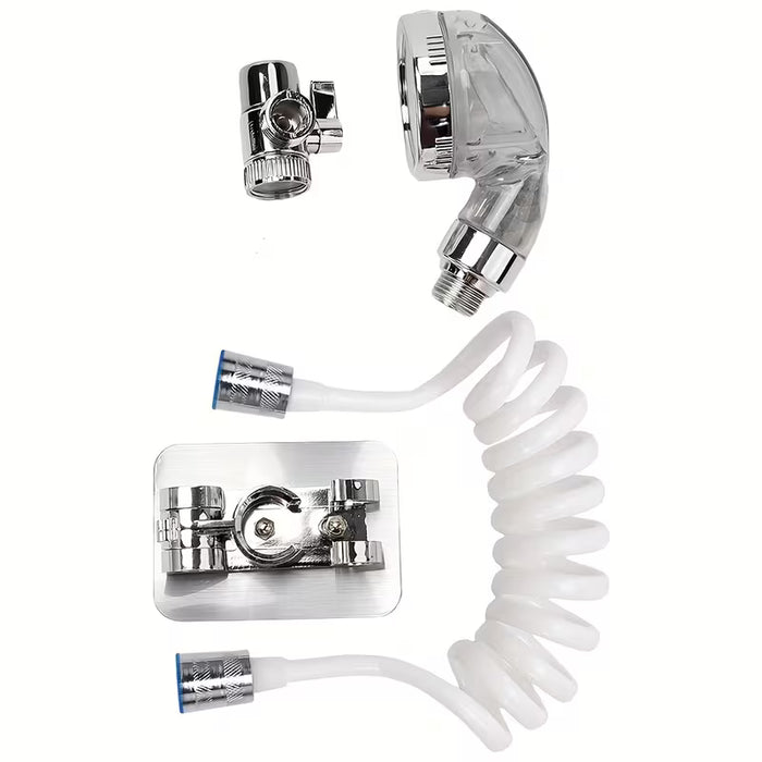 Wash Basin Handheld Shower accessories on a white background