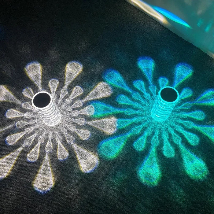 Different color of  Water Drop Ambient Light Bedside 16 Colors LED Crystal Table Lamp