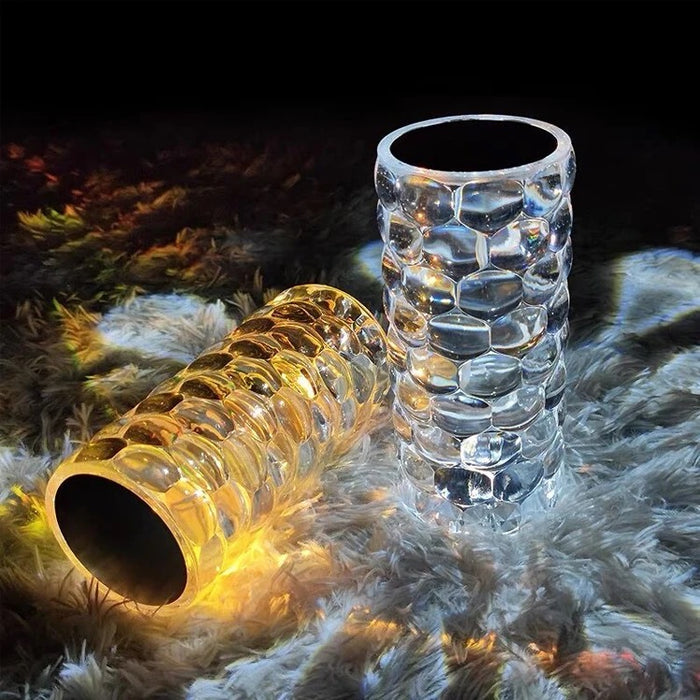 Different color of Water Drop Ambient Light Bedside 16 Colors LED Crystal Table Lamp