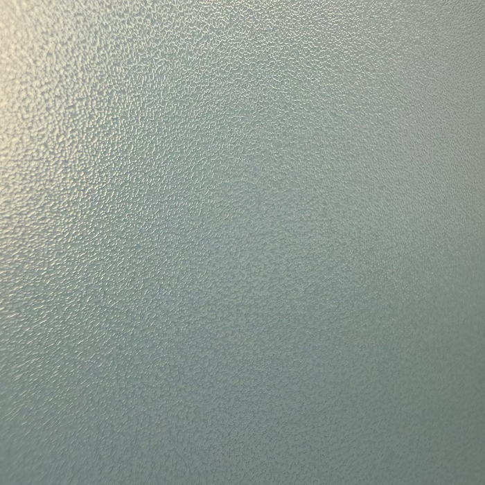 White frost static cling window film close up
