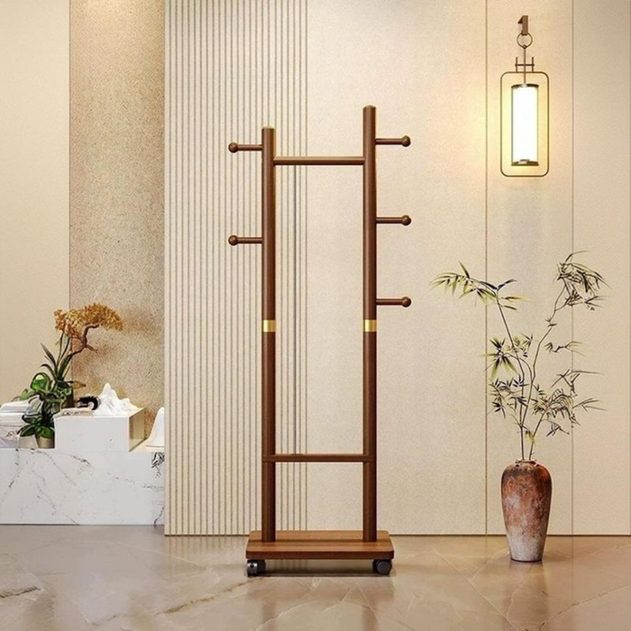 Wooden Coat Rack Hanger.
