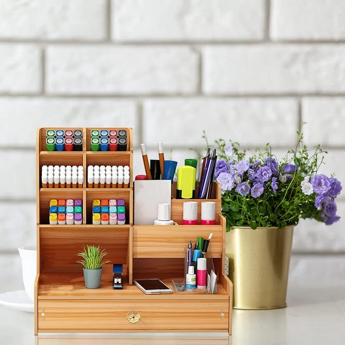 Desk Holder with Multipurpose Drawer.